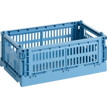 Hay Color Crate oppbevaringsboks, liten, sky blue