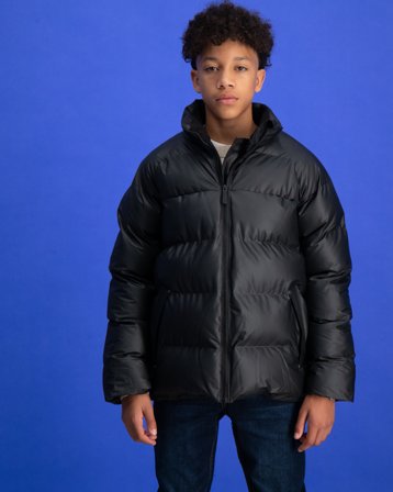 Didriksons MEGA KIDS JKT Czarny Kurtki Chłopiec - Kids Brand Store