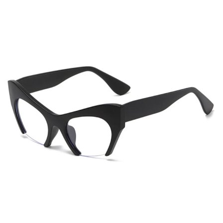 Anti-Blue Light Lasit Ylisuuret silmälasit MUSTA MUSTA