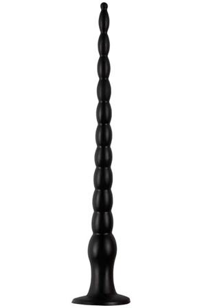 Wolf Flamberge Black Silicone Anal Dildo 51 cm Extra lång analdildo - Blushme.se
