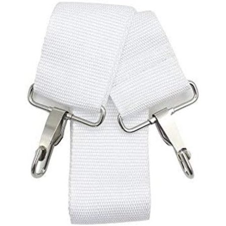 Snare-rumpu hihna säädettävä nylon sotilas rumpu olkahihna vyö soitin lisävaruste valkoinen snare rumpu hihna