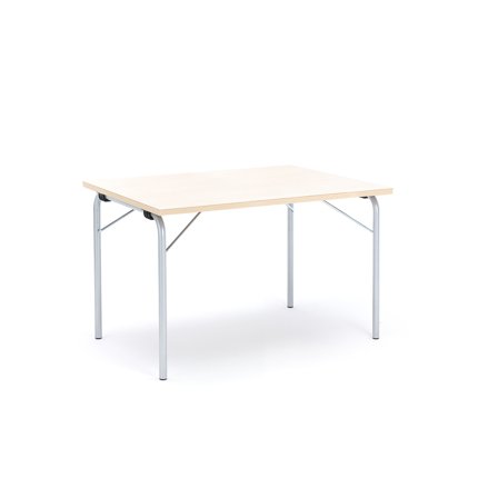 Klapptisch NICKE, 1200x800x720 mm, verzinkt, Laminat Birke