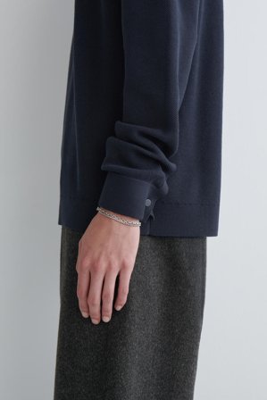 COS Men's Double Chain Bracelet in Silver