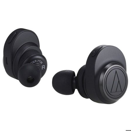Audio-Technica ATH-CKR7TW True Wireless Headphones - Sort - In-ear - Genopladeligt batteri