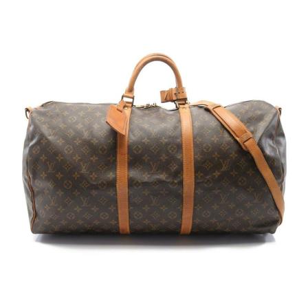 Louis Vuitton Vintage Pre-owned Keepall Bandouliere Monogram Taske Brun, unisex Vintage Tasker, Størrelse: ONE Size