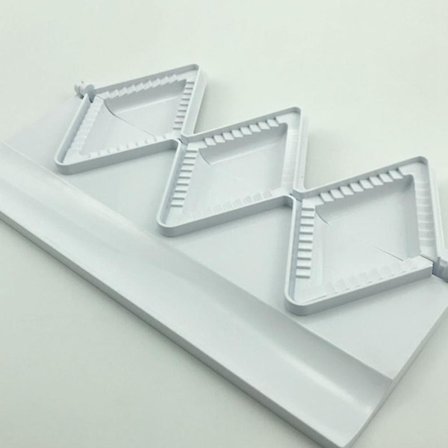 Kjøkkenverktøy Dumpling Maker 3 Triangelformer For Pierogies Press Samosa Ravioli Dumpling Pie Empa