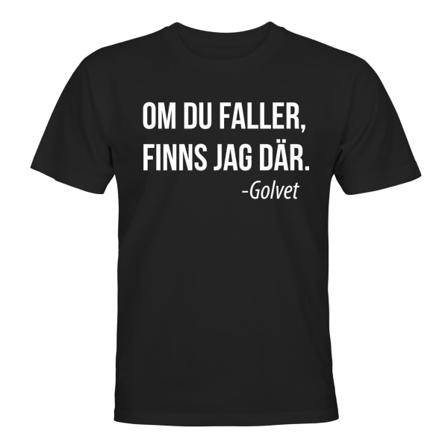 Hvis du faller - T-SHIRT - HERRE Svart - L
