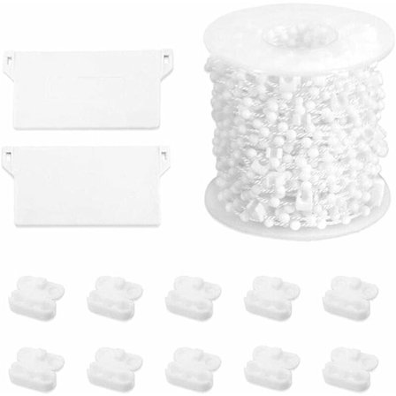 Reparasjonssett for vertikale persienner, tilbehør for vertikale persienner, lettvektskjedekoblinger, erstatningssett for 127 mm lameller