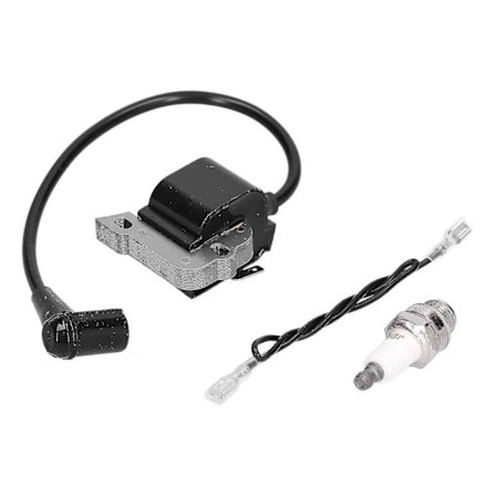 Tændspolemodul med tændrør, der passer til Jonsered motorsav 450 455 525 535 490 590,D