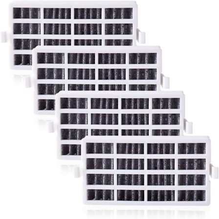 4 Vaihtosuodattimen sarja Whirlpool antibakteeriseen jääkaappiin