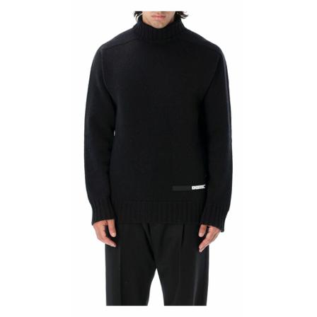 Oamc, Turtlenecks Zwart, Heren, Maat:L