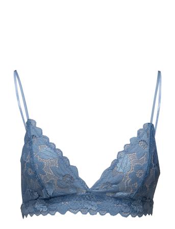 Marilyn Bra 6356 Lingerie Bras & Tops Soft Bras Triangle Bras Blå Samsøe Samsøe
