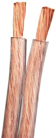 SUPRA 2000000139 Högtalarkabel 0,127 mm, syrefria kopparkardeler 2x4.0, transparent, 400 m, Anslutningsdon & kablar