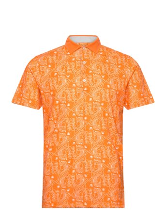Pique Royal Polo Orange PUMA Golf