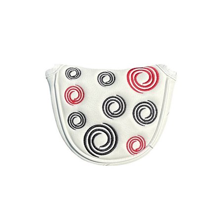 Golf køllehodetrekk Halvrunde puttertrekk Golf mallet puttertrekk Lær køllehodetrekk Magnetisk lukking