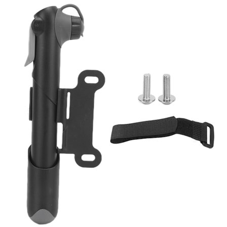 Minipumpe til cykel med trykmåler - Bærbar cykelpumpe til Presta- og Schrader-ventiler til racercykler og mountainbikes