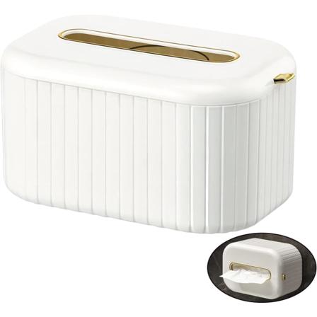 Pohjoismainen seinälle kiinnitettävä paperiteline, paperilaatikko, WC-paperitelineet, paperiteline kannella kylpyhuoneeseen, makuuhuoneeseen, 