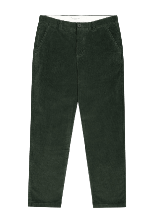 Knowledge Cotton Apparel Chuck regular corduroy pants Byxor Herr Grön 33 / 32