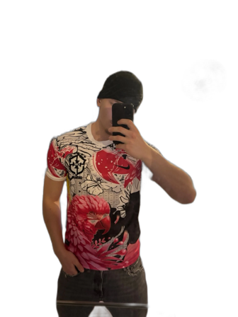 Nike x CBF Brasil t-shirt med papegojtryck