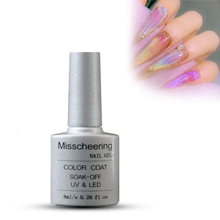 Cat Eye UV Soak Off Nagel Gel Polish Holografisk DIY Lack