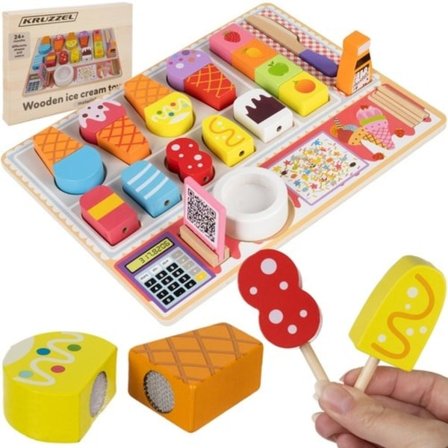 Isbutik i træ Kruzzel 22494