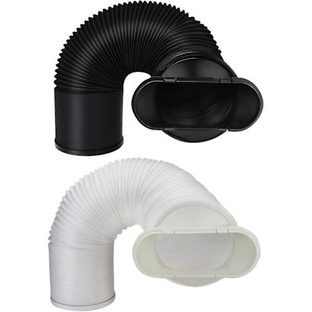 Forlængerslange til klimaanlæg, AC-rørforlænger, udstødningsrør til klimaanlæg, bærbart luftrørsæt, reservedele til rør, tilbehør, kompatibel med Wi (