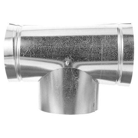 Metall ovn rør røykrør rustfritt stål skorstein eksosrør fleksibelt eksosrør (22.5X16cm, sølv)