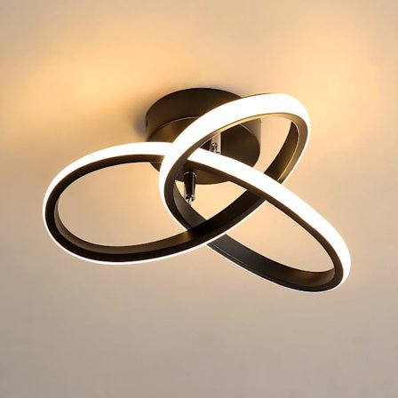 LED-loftslampe - Hængende loftsarmatur til entre, stue, soveværelse - Varm hvidt lys 3000K