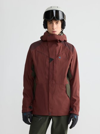 Klättermusen Skirner Jakke Herre - Burnt Lava-Rosin Green - XL