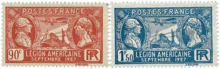 Frankrig 1927 - YT 244-245 - Postfrisk