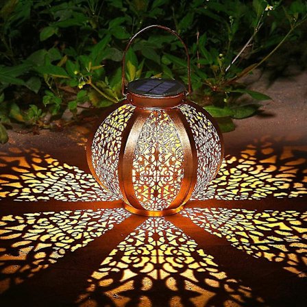 Suuri Aurinkolaternaripuli Pihan Koristelu Ulkokäyttöön Vedenkestävä Aurinkolamppu Terassille Koristeellinen Metalli Terassilamppu Pihalle Terassille 