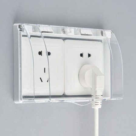 Strömbrytare Cover Sockel Vattentät låda TRANSPARENT