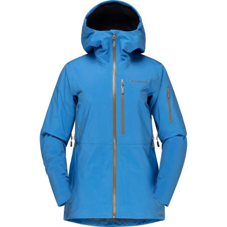 Norrøna Women's Lofoten Gore-Tex Jacket (spring 2021) Women unlined ski jackets Blue L