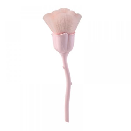 1 st rosa sminkborste, rouge borste mode skönhetsverktyg, superstora ansiktspulver sminkborstar för puder kosmetiskt verktyg