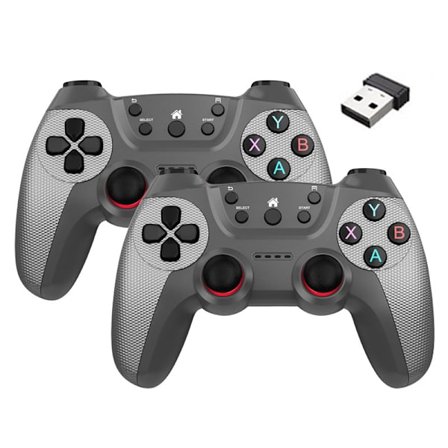 Grå trådløs gamepad-controller til Android Mobile PC TV Box Joystick Gamer Kompatibel med iPhone Mobile Controller Kit