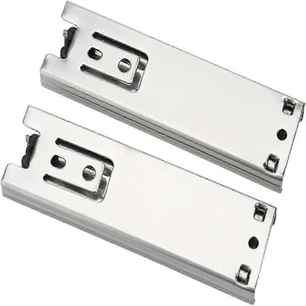 2 stk. 5in Mini Korte Skuffeskinner Møbelstyreskinne Fuld Udtræk Køkkenskab Hardware til Skabe, Garderober