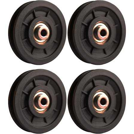 4 stk 90mm kulelager nylon trinse, styrketrening trinse, univers