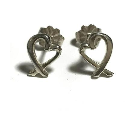 Tiffany & Co. Pre-owned Earrings grå, Dam Vintage Smycken, Dam, Storlek: ONE SIZE
