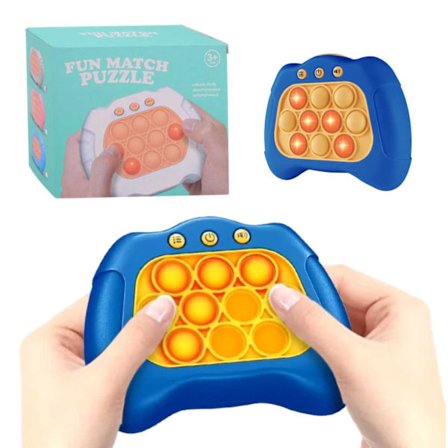 Pop It Peli | Fidget Popit Peli | Quick Push -palapeli sininen