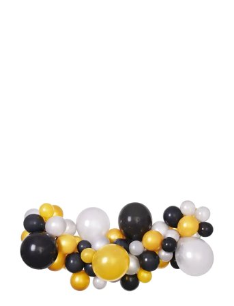 Diy Balloon Arch Gold Black Silver Black IPK