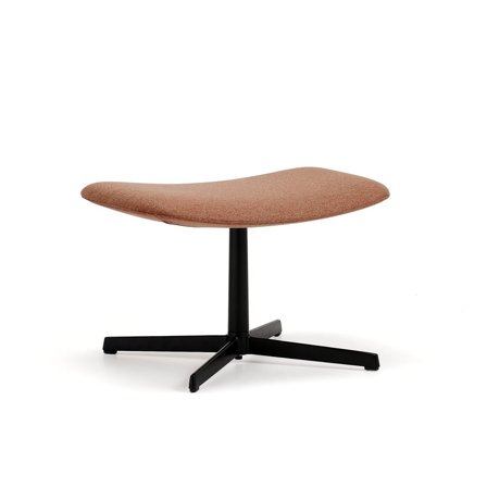 Fußhocker LANGLEY, schwarz/kupfer