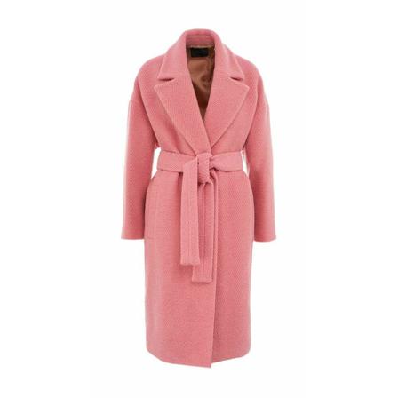 Pinko - Ullkappor - Rosa - Dam - Storlek: M, Dam, Storlek: M