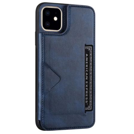 iPhone 11 - Skyddsskal med Korthållare Mörkblå