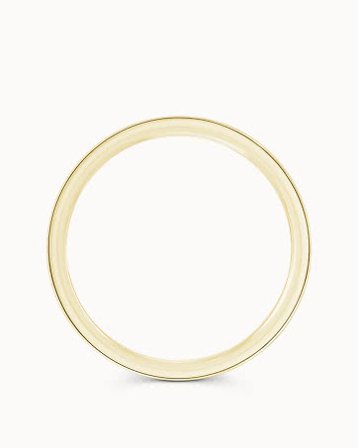 Glatt Ring Herre George 18K Gult Gull 6Mm - Forlovelsesringer & Gifteringer hos Vanbruun