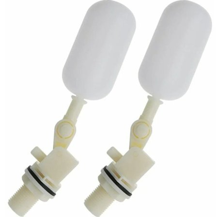 2 st 3/4 tum Automatisk Vatten Nivå Ventil Kulventil för Akvarium 25mm