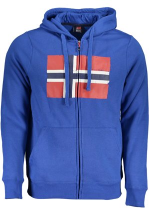Norway 1963 Felpa Con Zip Uomo Blu