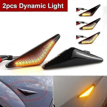 Flydende Side Blinklys LED Dynamisk Side Markør Blinklys Indikator Lampe Til Ford Mondeo 3 Mk3 Focus 1 Mk1