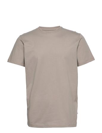 Slhnorman180 Ss O-Neck Tee S T-shirts Short-sleeved Grå Selected Homme