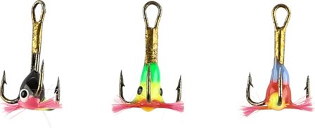 Ifish Garnlyskrok 3-Pack baits Multi-colored Size 12