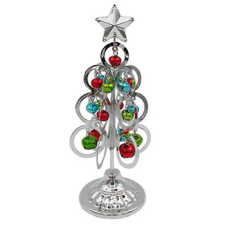 Mini Jern Juletre For Hjemmefest Kontor Ferie Dekor